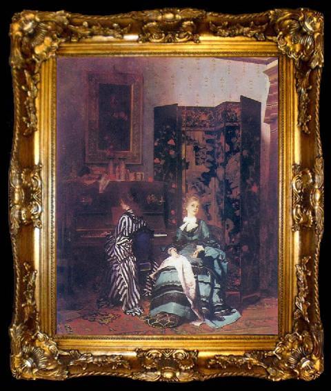 framed  Albert von Keller Chopin, ta009-2